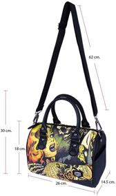 img 1 attached to Liquorbrand Womens Horror Round Handbag