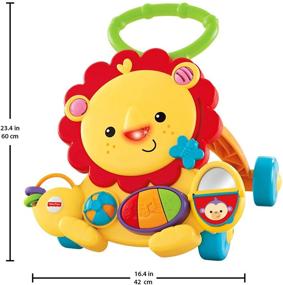 img 2 attached to 🦁 Fisher-Price Baby Lion Walker with Musical Features [Amazon Exclusive]