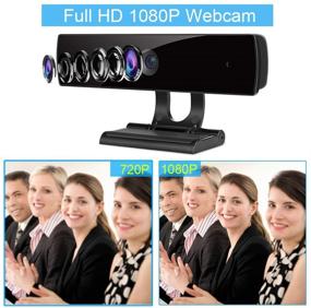 img 3 attached to 1080P HD Webcam with Microphone: High-quality 🎥 Streaming for PC Laptop Video Calling and Conferencing
