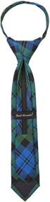 img 2 attached to 👔 Premium Jacob Alexander Tartans Wallace 11 Inch Boys' Necktie Accessories