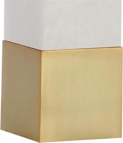 img 1 attached to 💡 JONATHAN Y JYL5009A Jeffrey 29" Metal/Marble LED Lamp - Contemporary & Transitional Lighting for Bedroom, Living Room, Office, College Dorm & More - Brass Gold/White