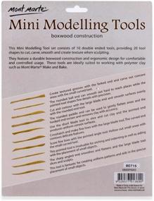 img 2 attached to Mont Marte Modelling Tools Boxwood Crafting