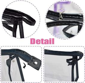 img 2 attached to Transparent Waterproof Cosmetic Zippered Organizing Travel Accessories