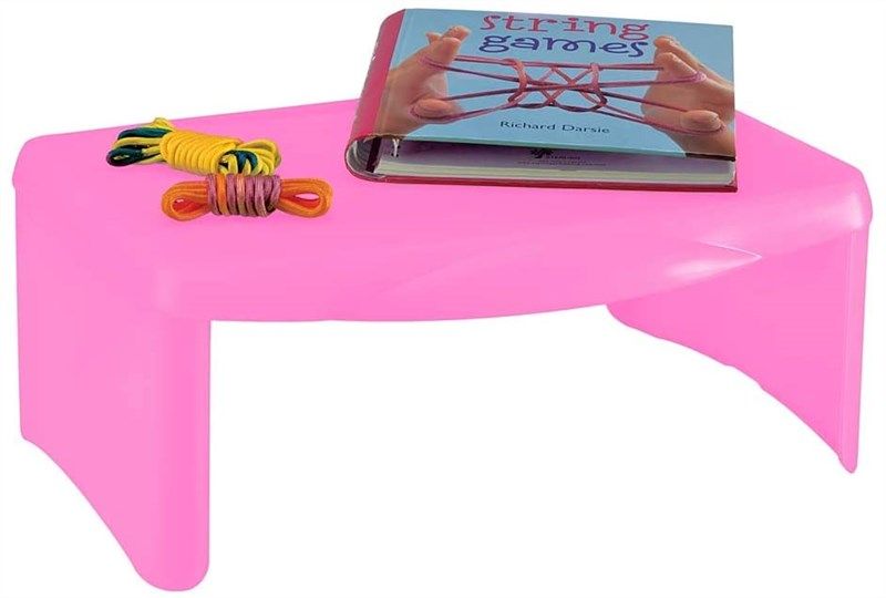 Collapsible Folding Lap Desk Pink logo