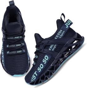 img 4 attached to 👟 UMYOGO Boys' Sneakers: Breathable, Lightweight Athletic Shoes and Sneakers for Active Kids