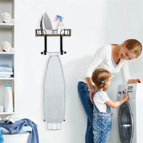 img 3 attached to Floating Shelves Laundry Accessories Organizer