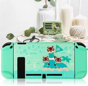 img 1 attached to Enhanced Dockable Case for Nintendo Switch: Premium Protection and Style for Animal Crossing Enthusiasts