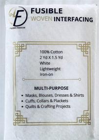 img 3 attached to Lolona Fashions Interfacing Lightweight Interlacing