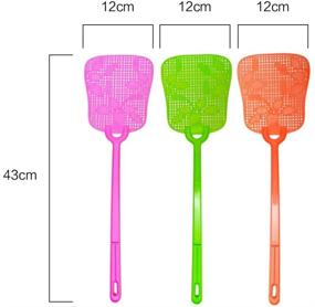 img 2 attached to 🪰 Flying into Action: Fly Swatter Manual Swat Pest Control – The Ultimate Hand Fly Swatters with Plastic Handle for Effective Pest Eradication & Fun-Filled Kids Hand Toy Experience