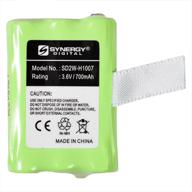 🔋 synergy digital 2-way radio battery: compatible with motorola mh230r - ni-mh, 3.6v, 700mah ultra hi-capacity battery logo