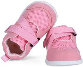 img 3 attached to 👟 Спортивные кроссовки для малышей с повышенной воздухопроницаемостью - Детские кеды для девочек от ESTAMICO