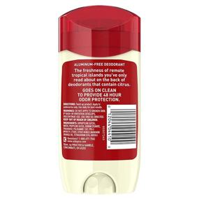img 1 attached to Old Spice TROPICS Citrus Zest Deodorant for Men - 3.0 oz