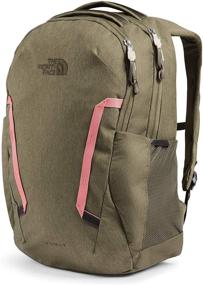 img 3 attached to Stylish and Durable North Face Backpack in Heather Mauveglow - Perfect for Any Adventure!