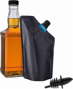 img 1 attached to 🍾 Vapur After Hours Portable Flask - 10oz, With Pour Spout: Compact and Convenient Hydration on the Go