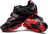 🚴 santic men's spd mountain bike lock shoes: ideal cycling accessories for breathability and self-locking logo