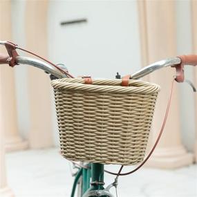 img 3 attached to ZUKKA Handlebar Bike Basket: Stylish Waterproof Storage with Leather Straps - Must-Have Bicycle Accessory for Adults