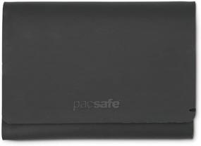 img 4 attached to 🔒 Black Pacsafe RFID-Safe Trifold Wallet