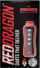 img 1 attached to 🎯 Unleash Your Inner Sharpshooter with the RED DRAGON Bunker Buster Tungsten Darts Set: 48g, Complete with Flights and Stems