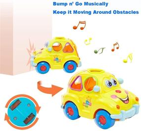 img 2 attached to MUSICAL Car Toy for Baby Girls and Boys (12-18 Months) - Shape Sorter, Infant Learning, Matching Game with Music, Lights, Fruit Puzzles - Educational Toddler Toys - Ideal Gifts for 1-2 Year Old Kids