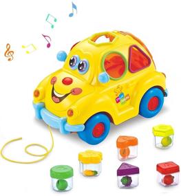 img 4 attached to MUSICAL Car Toy for Baby Girls and Boys (12-18 Months) - Shape Sorter, Infant Learning, Matching Game with Music, Lights, Fruit Puzzles - Educational Toddler Toys - Ideal Gifts for 1-2 Year Old Kids