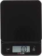 📏 taylor precision products digital kitchen scale: glass platform, 11lb capacity logo