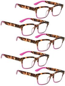 img 4 attached to 👓 Fashionable Set of 5 Reading Glasses for Women – A Must-Have Accessory for Stylish Readers