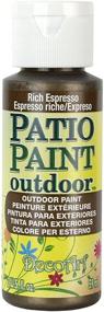 img 1 attached to 2-Ounce DecoArt Patio Paint in Rich Espresso: Metallic Acrylic Paint