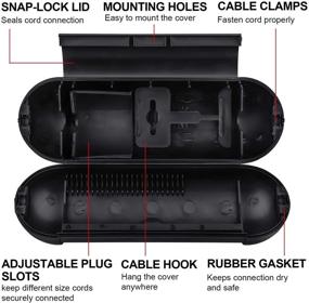 img 3 attached to Tinabless Water Resistant Industrial Electrical Protection & Management Extension