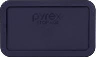 pyrex blue oblong plastic storage cover 4.8 cup 7214-pc: secure and convenient food storage solution логотип