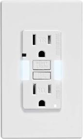 img 3 attached to Leviton GFNL1 W R02 Gfnl1 00W Self Test Receptacle: Advanced Electrical Safety at your Fingertips!