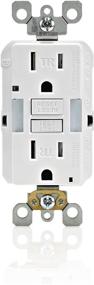 img 2 attached to Leviton GFNL1 W R02 Gfnl1 00W Self Test Receptacle: Advanced Electrical Safety at your Fingertips!