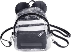 img 3 attached to 🎒 Holographic Leather Backpack: Stylish and Chic Casual Daypacks for Fashion Enthusiasts