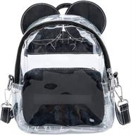 🎒 holographic leather backpack: stylish and chic casual daypacks for fashion enthusiasts logo