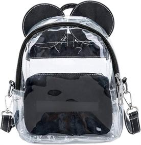 img 4 attached to 🎒 Holographic Leather Backpack: Stylish and Chic Casual Daypacks for Fashion Enthusiasts