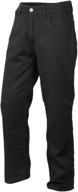 👖 ultimate protection for men: scorpion exo covert jeans reinforced motorcycle pants, size 30, black logo