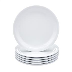 img 4 attached to 🍽️ Premium AmazonCommercial White Melamine Oval Plate: Durable and Stylish Serving Dish for Any Occasion