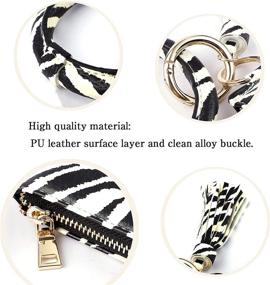 img 1 attached to Forst Leather Keychian Bracelet Wristlet Women's Handbags & Wallets in Wristlets