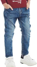img 4 attached to BYCR Denim Elastic Waist 71500092