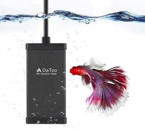 img 4 attached to 🐠 DaToo Mini Betta Flat Fish Tank Heater - Efficient 10W to 30W Small Aquarium Heater