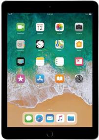 img 3 attached to Восстановленный Apple iPad 6-го поколения 9,7 дюймов WiFi + Сотовая связь (32 ГБ, Серый космос) - Как новый