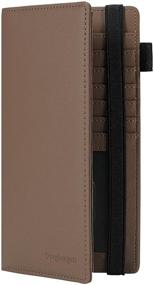 img 4 attached to Toughergun Leather Checkbook Holder Blocking Men's Accessories for Wallets, Card Cases & Money Organizers