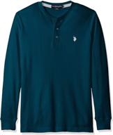 🧣 u.s. polo assn. men's clothing - thermal cinnamon collection logo