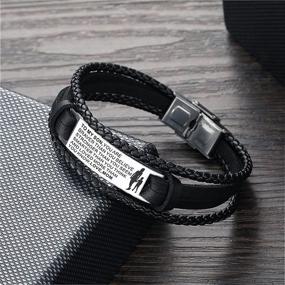 img 3 attached to COMTRUDE Adjustable Bracelets Stainless Inspirational Boys' Jewelry
