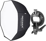 neewer 32" octagonal softbox with s-type bracket holder (bowens mount) and carrying bag for speedlite studio flash, portrait & product photography logo