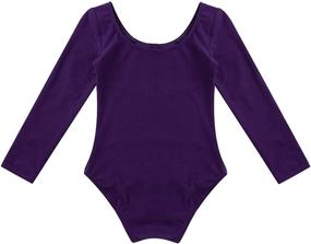 img 4 attached to TiaoBug Gymnastics One Piece Bodysuit Dancewear