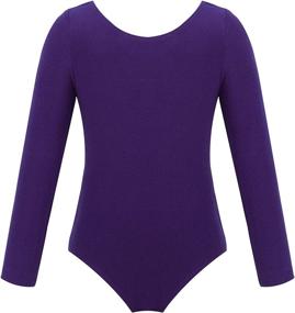 img 2 attached to TiaoBug Gymnastics One Piece Bodysuit Dancewear