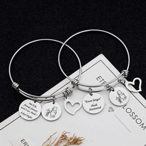 img 2 attached to 🐻 Best Friends Bracelet Keychain - Pooh and Pigle Inspired Gift for Forever Friendship