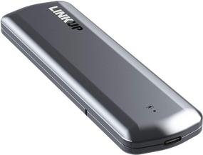 img 4 attached to LINKUP - Продвинутый безинструментный корпус NVMe SSD 10 Gbps M.2 в USB-C, Алюминиевый USB 3.1 Gen 2 до чипа моста PCIe Gen3 х2 для Windows и Mac, совместим с Samsung 960/970 EVO/PRO WD Black Intel