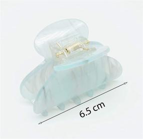 img 3 attached to Tortoise Barrettes Celluloid Celluloid Accessories Hair Care for Hair Accessories