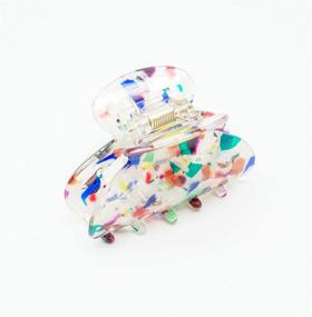 img 2 attached to Tortoise Barrettes Celluloid Celluloid Accessories Hair Care for Hair Accessories